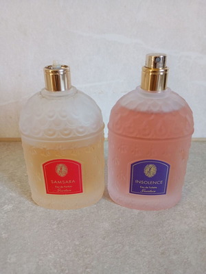 Guerlain Samsara EDP 100ml και Insolence EDT 100ml σετ σαν καινούργιο, κατηργημένα