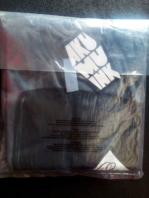 Αντρικό T-shirt Akumu Ink καινούργιο, size Small, skull, vintage, gothic, rock, γκρι