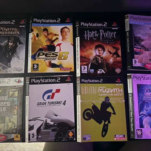 PlayStation 2 Flyers and Manuals used