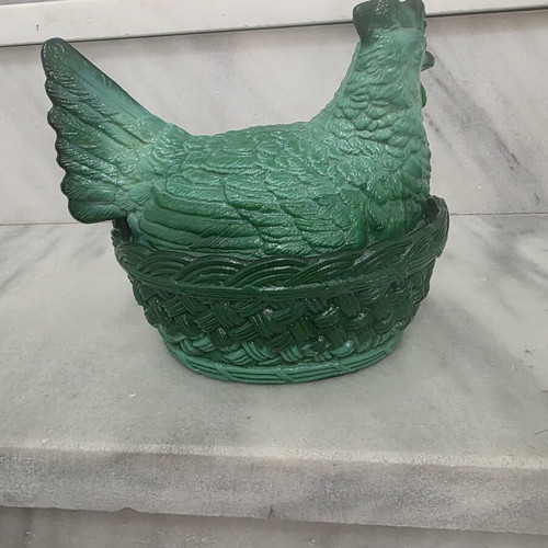 Malachite decoration like new
