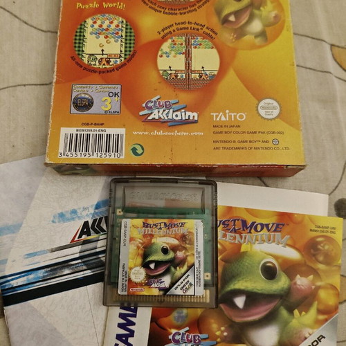 Nintendo Game Boy Color Bust-a-move Millennium game used