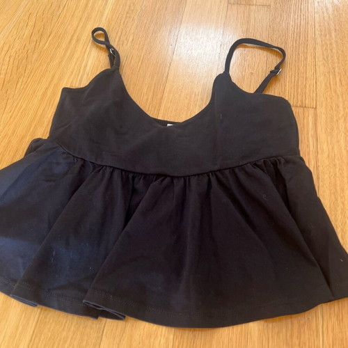 Pink Woman cotton blouse black, like new, size S