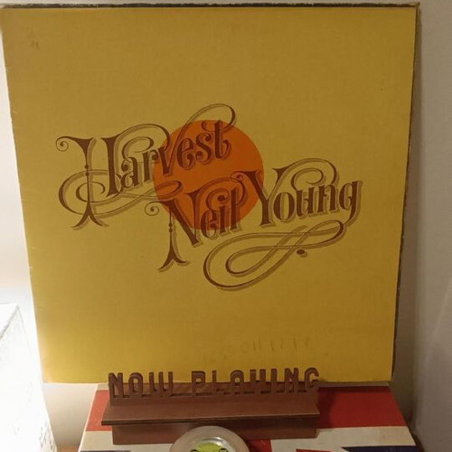 Neil Young Harvest LP vinyl used Greek pressing 1981