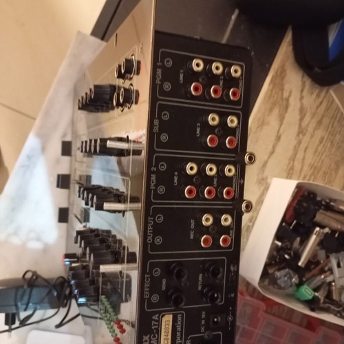 Vestax PMC 17A DJ mixer used, fully functional