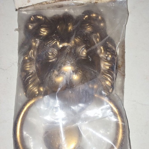 Brass Lion Door Knocker new old stock by BESLAG