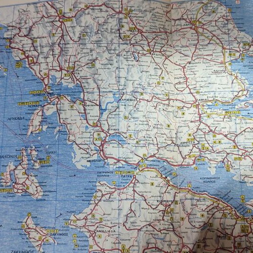 Pack of 4 vintage 1970 maps, school and tourist