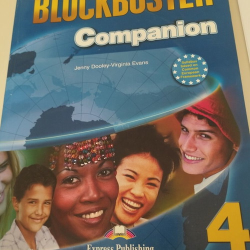 Blockbuster Companion 4 English book with answer key, new