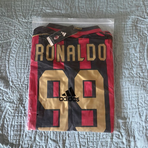 AC Milan Home Jersey 2006/07 Ronaldo #99 Champions League, Large