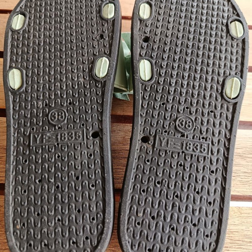 FENGI Women's Slides with Decorative Flower Size 38 New
