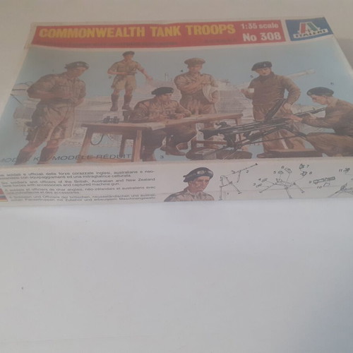 Commonwealth Tank Troops 1:35 model kit new