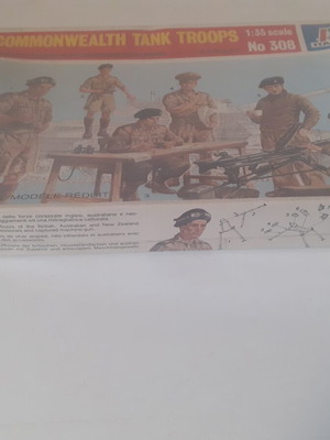 Commonwealth Tank Troops 1:35 model kit new