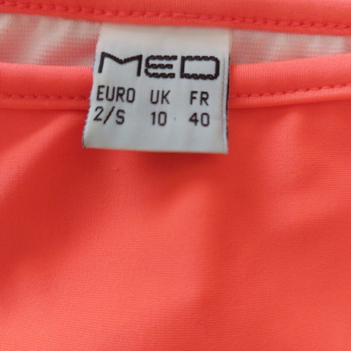 Med Fluo Swimsuit used, coral orange, size S