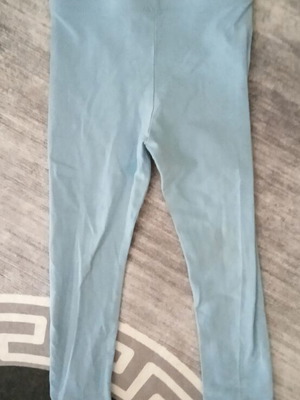 M&S leggings used, turquoise, for ages 2-3
