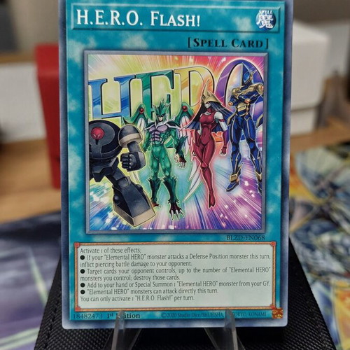 H.E.R.O. Flash! Yu-Gi-Oh! card