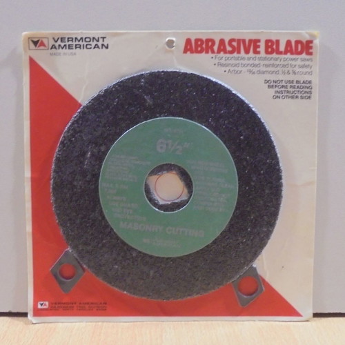 Vermont American old 6.5-inch stone cutting disc new