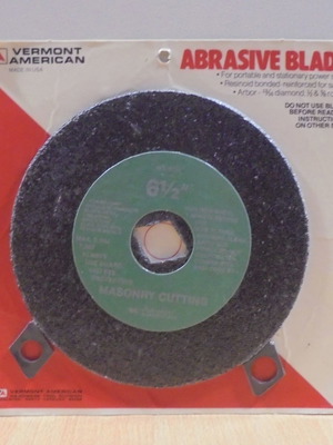 Vermont American old 6.5-inch stone cutting disc new