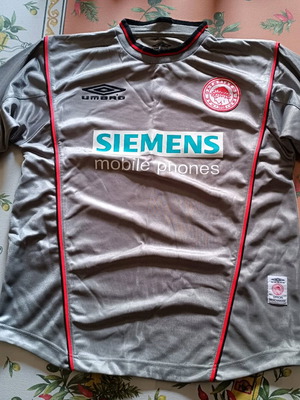 Επετειακή φανέλα Ολυμπιακού 75 χρόνων εκτός έδρας σαν καινούργιο