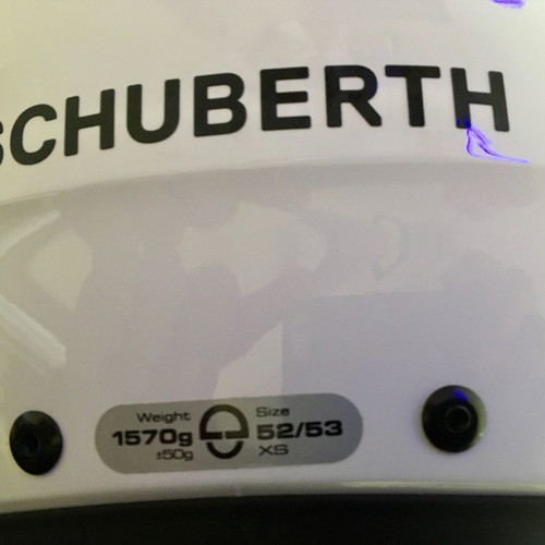 Schuberth C3 Pro helmet women's 52/53 Xsmall used