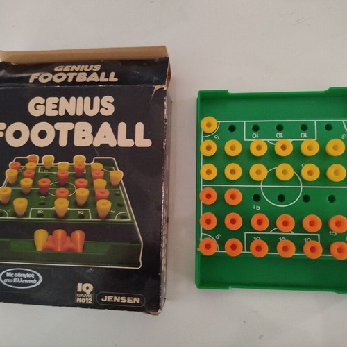 Vintage Genius Football board game used, strategy football