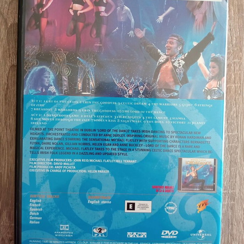 Lord of the Dance DVD used featuring Michael Flatley