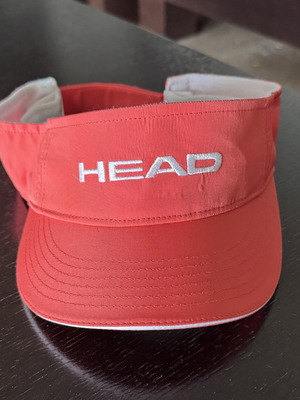 Head visor hat coral color new