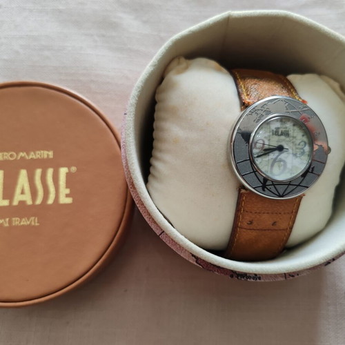 Alviero Martini 1A Classe Geo Map women's watch quartz like new with box
