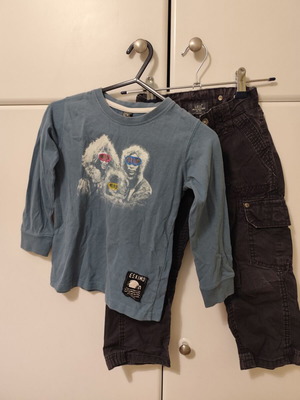 Zara μπλούζα και cargo παντελόνι H&M, σετ για 3-4 ετών