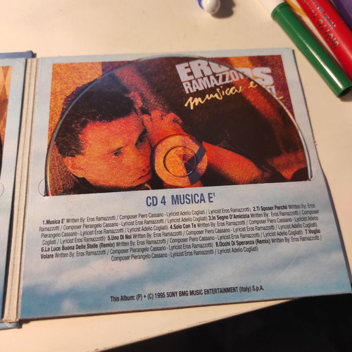 Eros Ramazzotti The Original Albums Collection 4xCD used, pop