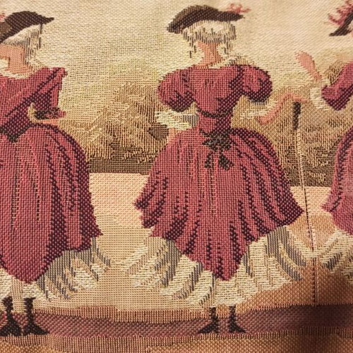 Decorative pillows from Belgian tapestry like new, set of 2