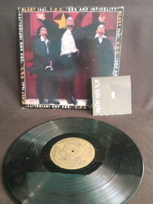 Blast feat D.C Sex and infidelity vinyl used, rock