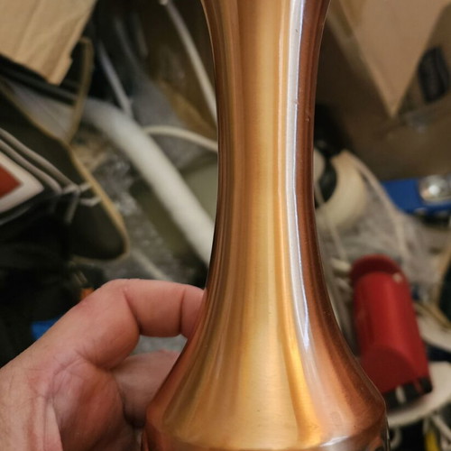 Vintage MCM copper decorative vase like new