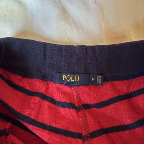 Polo Ralph Lauren women's striped shorts size M like new, red and navy