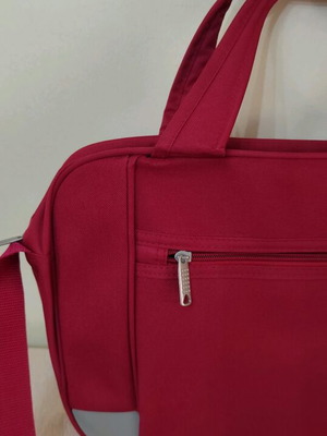 Τσάντα για mini laptop καινούργια, κόκκινο σκούρο
