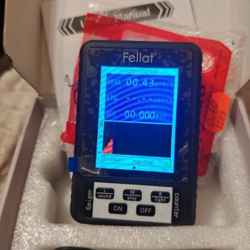 Geiger Counter Fellat XR1 New Portable Radiation Detector