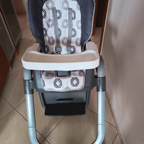 Ingenuity Smartserve Foldable Baby Highchair 4 in 1, like new, gray