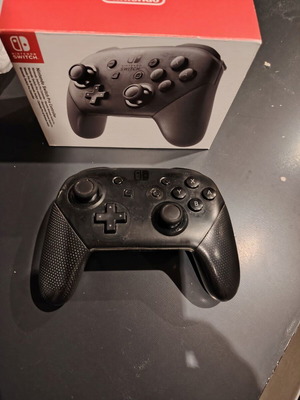Nintendo Switch used with Pro Controller and Dock
