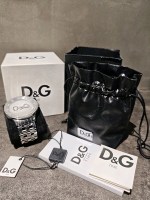 Dolce & Gabbana ρολόι 46mm σαν καινούργιο με ασημί μπρασελέ