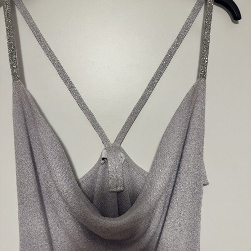 Mango glitter dress like new, grey and silver, size L