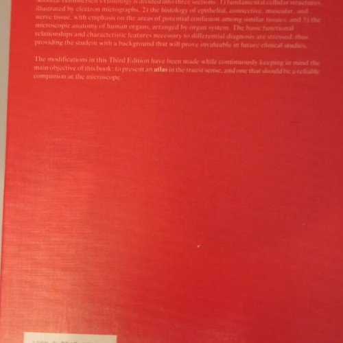 Sobotta/Hammersen Histology Color Atlas third edition like new