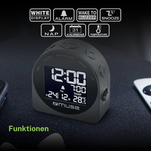 Mini Portable Alarm Clock digital, new