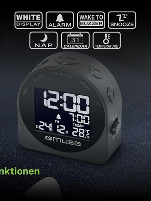 Mini Portable Alarm Clock digital, new