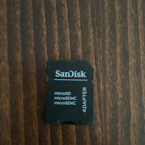 Micro SD to SD adapter SanDisk, like new, functional