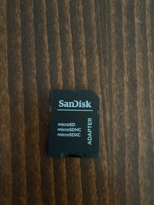 Micro SD to SD adapter SanDisk, like new, functional