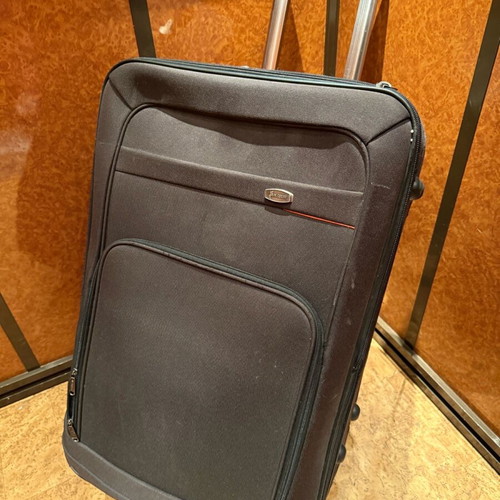 Large Black W.ZCKISS Travel Suitcase New