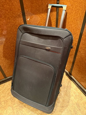 Large Black W.ZCKISS Travel Suitcase New