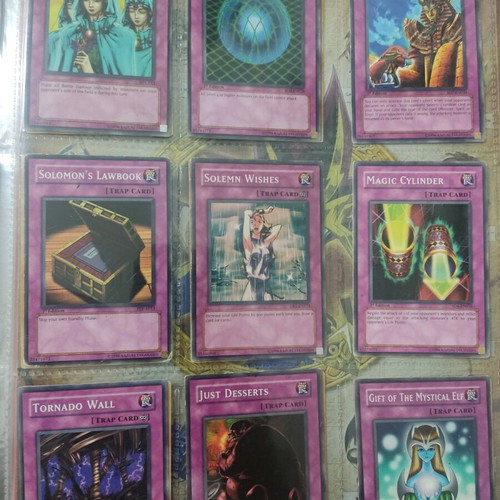 Yugioh Spell & Trap Cards new, 56 spell and 34 trap cards