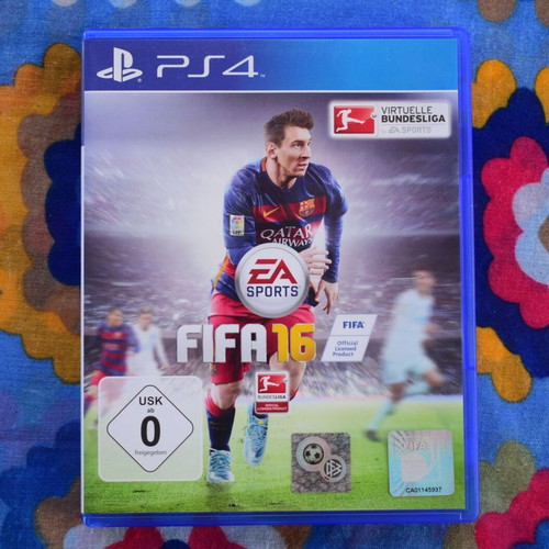 FIFA 16 PS4 game like new, football sports simulation