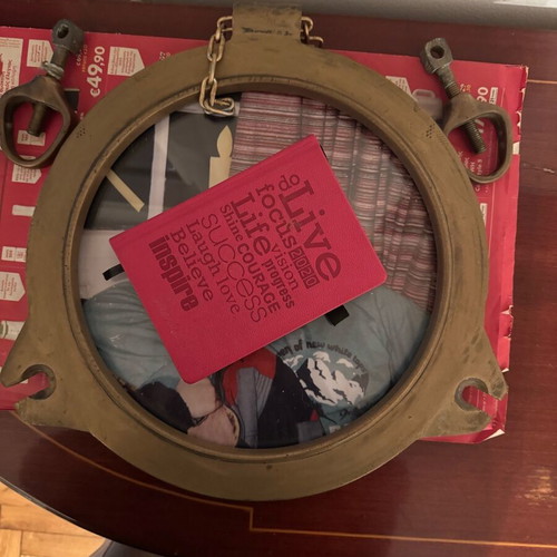 Brass porthole like new