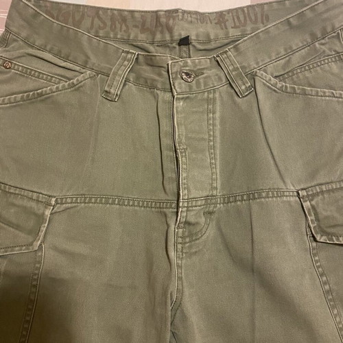 3Guys Khaki Men's Bermuda Shorts like new, denim fabric, XL