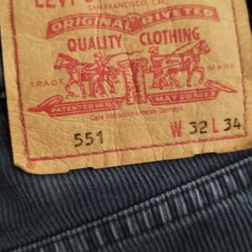 Levi's men's corduroy jeans like new, size L, blue